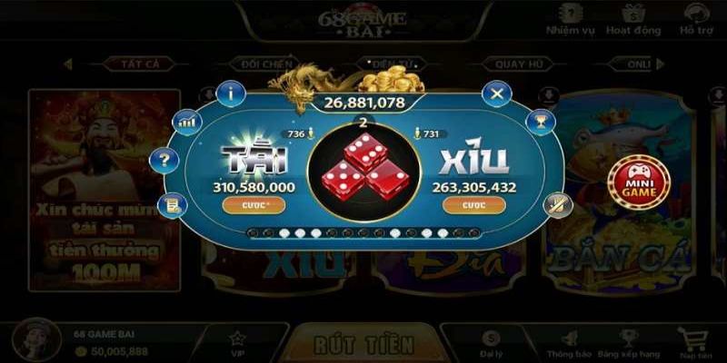 Tổng hợp các cửa cược tại tài xỉu online kuwin